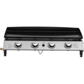 Plancha gaz 4 brûleurs "Jolly"  10 Kw  Gris