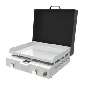 Plancha gaz 4000w plaque inox 50x40cm Euskal Plantxa LPBPICN