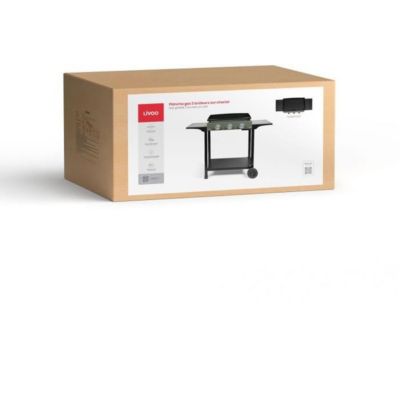 Plancha gaz 7500w plaque acier émaillé 62x34,5cm Livoo DOC326