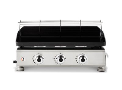 Plancha gaz Brasero Silvia II G 3 feux plaque fonte