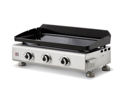 Plancha gaz Brasero Silvia II G 3 feux plaque fonte