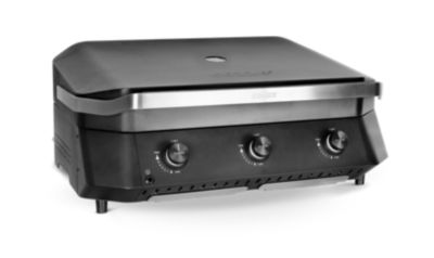Plancha gaz en fonte 7kW Cozze 800 avec couvercle