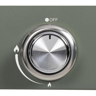 Plancha gaz - LIVOO - DOC325 - 83,5 x 47 x 24 cm - 4 brûleurs - Vert / Noir
