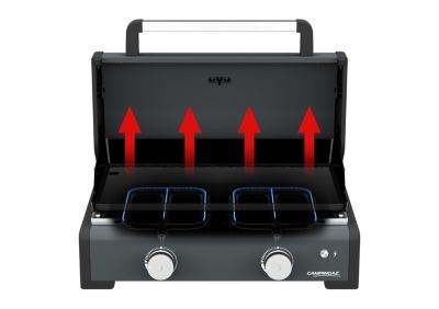 Plancha gaz Master 2 Pro acier inoxydable Campingaz
