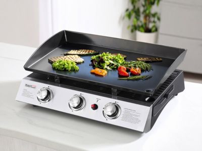 Plancha gaz Prato 3 brûleurs - Jardideco