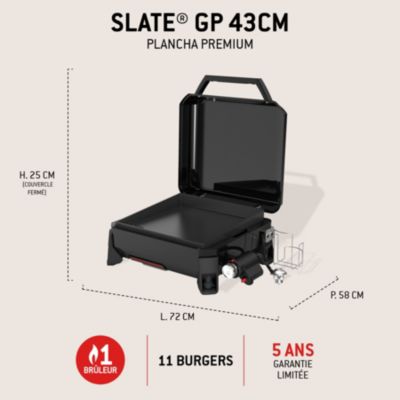 Plancha gaz premium slate 43 cm Weber