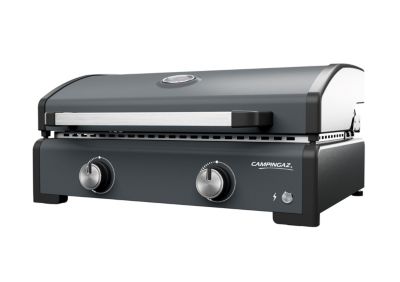 Plancha gaz Sigma Cook 2 brûleurs Campingaz avec couvercle de cuisson