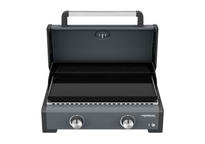 Plancha gaz Sigma Cook 2 brûleurs Campingaz avec couvercle de cuisson