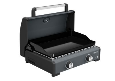 Plancha gaz Sigma Cook 2 brûleurs Campingaz avec couvercle de cuisson