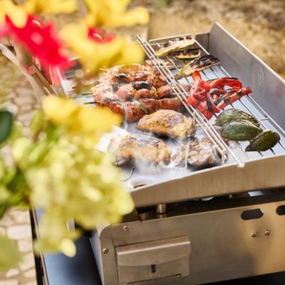Plancha gaz Silvia II Evo 3 feux 67 cm
