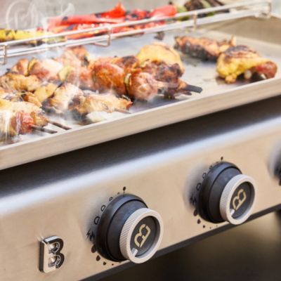 Plancha gaz Silvia II Evo 3 feux 67 cm