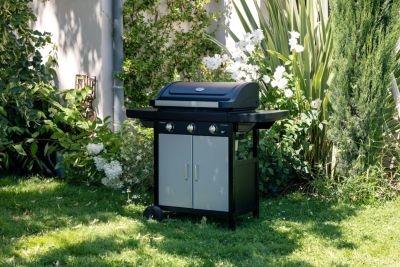 Plancha gaz sur chariot 3 brûleurs, Campingaz 3 EX