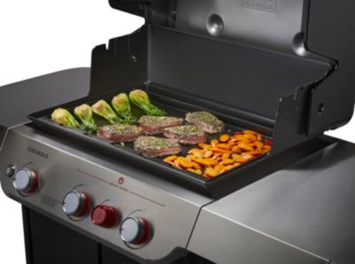 Plancha grand format pour barbecue Weber Genius 3 brûleurs