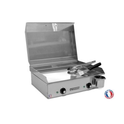 Plancha électrique PLANCHAELEC NEO E530 - 2400W + Couvercle + 2 ustensiles