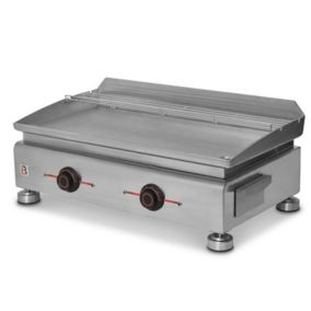 Plancha électrique Silvia IIG Inox - BRASERO - Plaque inox 67 x 34 cm - 2800 W - Jusqu'à 10 convives