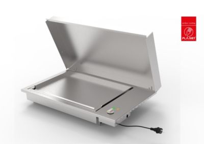 Plancha OASI 80 ELEC Lisse + couvercle