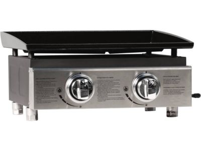 Plancha "Presto 2"  2 Brûleurs  5 kW  Gris