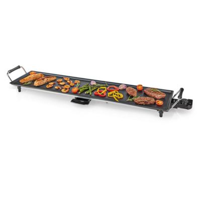 Plancha teppanyaki 1800w 90x23 cm Nedis FCTE110EBK90