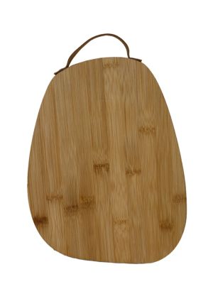 Planche à découper bambou 34 cm avec bac amovible inox Mathon