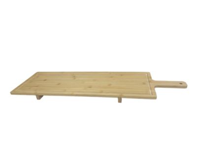 Planche à découper sur pied en bambou Ornami