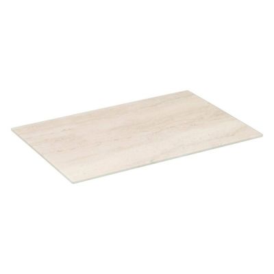 Planche à découper 30x20cm Harmony en verre trempé - Beige- 5five