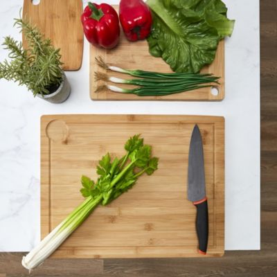 Planche à Découper - COOK CONCEPT - Bambou - Avec Rebord - Marron ...