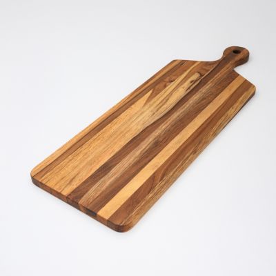 Planche à Découper de Cuisine en Bois Teck Massif Indo - 18x200x300mm