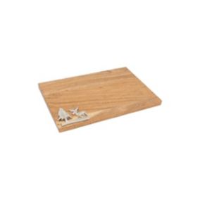 Planche à découper en acacia Cerf en alumunium