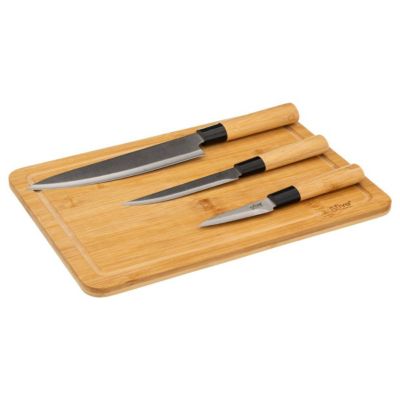 Planche à découper et couteaux Bambou Black Bambou - 5Five