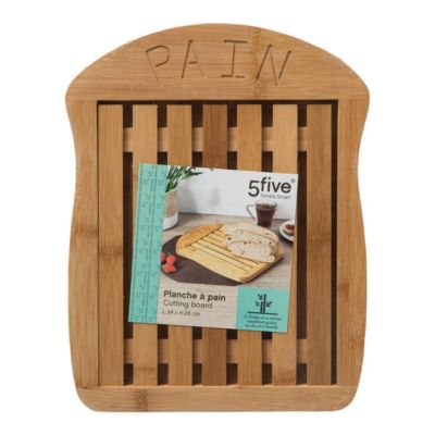 Planche à découper à pain 34x26 cm Bambou - 5Five