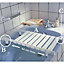 Planche de bain en aluminium blanche Godonnier extensible de 484 à 640 mm