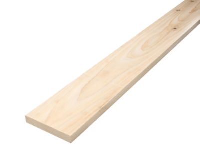 Planche de coffrage brut 25 x 150 mm L.4 m