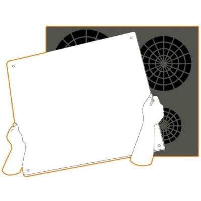 Planche de protection pour plaque de cuisson 57x50cm