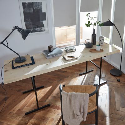 Planche de sapin/douglas 200 x 50/60 cm x ép.40 mm 1 bord droit/ 1 bord brut