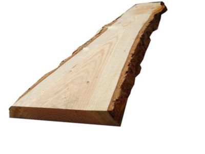 Planche de sapin/douglas 200x40/48 ép. 45 mm avec écorce