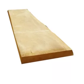 Planche de sapin/douglas 200x50/60cm ép. 40 mm 1 bord droit/ 1 bord naturel
