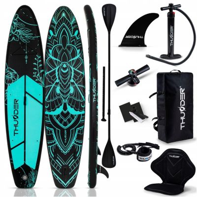 Planche de SUP gonflable de 350 cm avec siège pagaie robuste et accessoires 1pièce