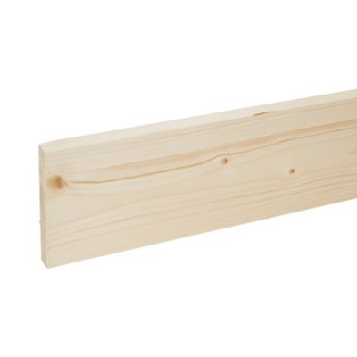 Planche rabotée 18 x 119 mm L.2,4 m (vendu par lot de 4)