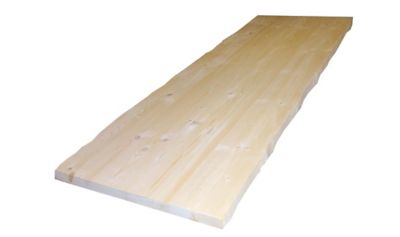 planche sapin 180 x 80 cm ep 40 mm 2 bords naturels sans ecorce castorama