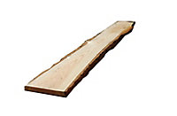 Planche sapin/douglas 200x30/38 cm EP. 30 mm avec écorce