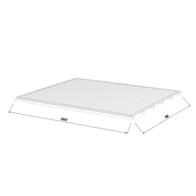 Plancher bois naturel pour Abri de jardin Blooma Belaïa de surface intérieure de 10,8m²