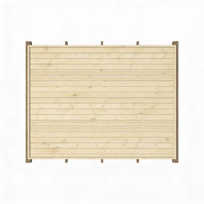 Plancher bois naturel pour Abri de jardin Klikstrom Belaïa de surface intérieure de 4,3m²