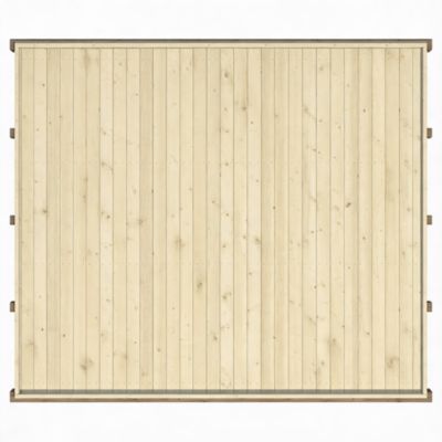 Plancher bois naturel pour Abri de jardin Klikstrom Belaïa de surface intérieure de 5,7m²