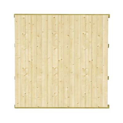 Plancher bois naturel pour Abri de jardin Taman de surface intérieure de 12,48m²