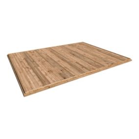 Plancher bois traité autoclave pour Abri de jardin Klikstrom Taman monopente de surface intérieure de 11,2m²