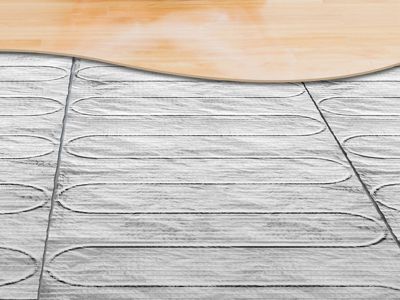 Plancher chauffant électrique parquet Mozaïk 100W/m2 15m2 1500W - THERMOR - 480166