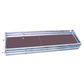 Plancher d'accès à trappe alu-bois 2.50 m pour échafaudage diam 42 mm
