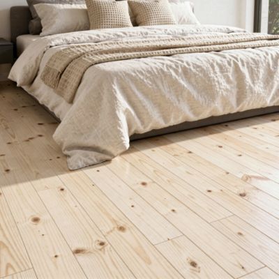 Plancher en épicéa L.2,05 m x l.14 cm x ep.20 mm