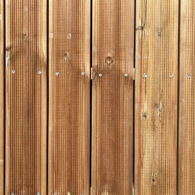 Planches de terrasse Pin autoclave Marron pour 40 m², Longueur 4,8 m.