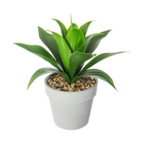 Plante artificielle Aloe vera en pot H 34 cm